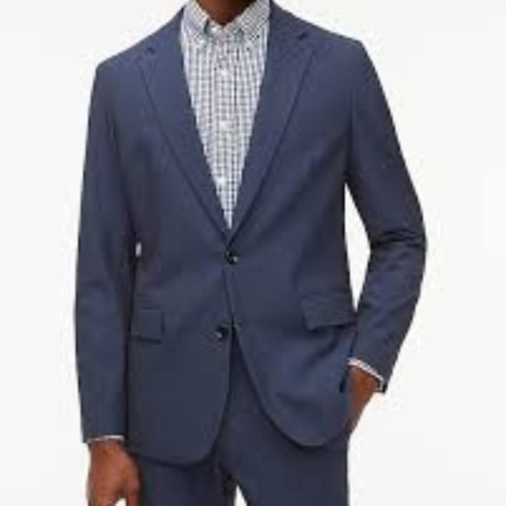 J.Crew Factory Thompson Slim-Fit Performance Suit – Navy Blue (36S / 30x32)